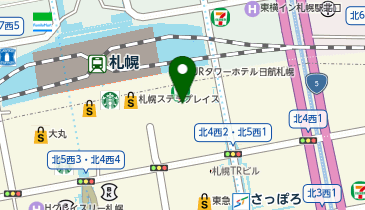 REVIVE KITCHEN THREE 札幌ステラプレイスの地図画像