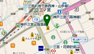 REVIVE KITCHEN THREE 神戸阪急店の地図画像