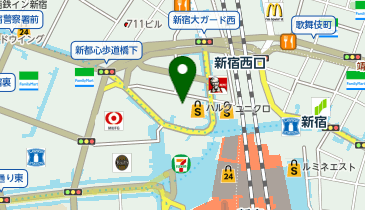 REVIVE KITCHEN THREE 小田急百貨店 新宿店の地図画像
