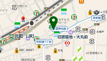 REVIVE KITCHEN THREE THREE KOBEの地図画像