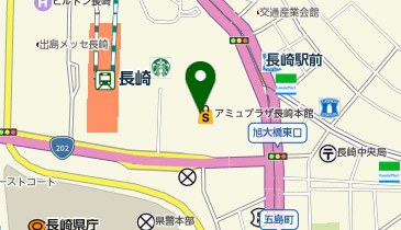 REVIVE KITCHEN THREE フルーツギャザリング アミュプラザ長崎店の地図画像