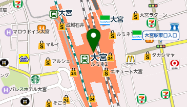 REVIVE KITCHEN THREE イセタン ミラー メイク&コスメティクス ルミネ大宮店の地図画像