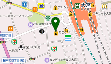 REVIVE KITCHEN THREE そごう大宮店の地図画像