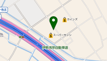 SUPER SANSHI みえ川越インター店の地図画像