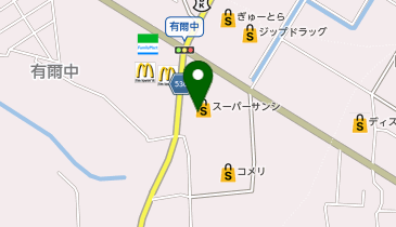 SUPER SANSHI 明和店の地図画像