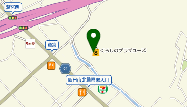 SUPER SANSHI 大矢知店の地図画像