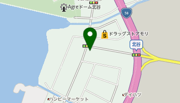 布団巻きのジロー 北谷店の地図画像