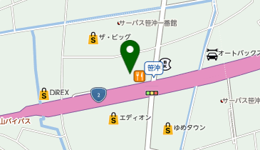 布団巻きのジロー 倉敷笹沖店の地図画像