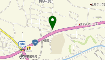 布団巻きのジロー 仲井真店の地図画像