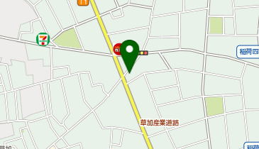 布団巻きのジロー 草加稲荷店の地図画像
