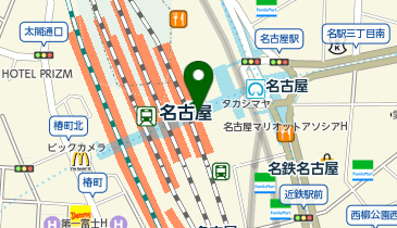 資生堂パーラー 名古屋店の地図画像