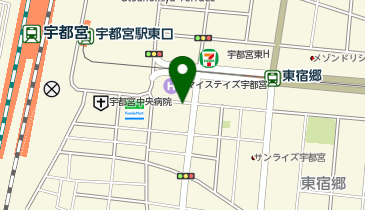 銀座マギー 東武百貨店宇都宮店の地図画像