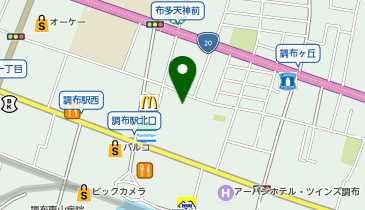 銀座マギー 調布パルコ店の地図画像