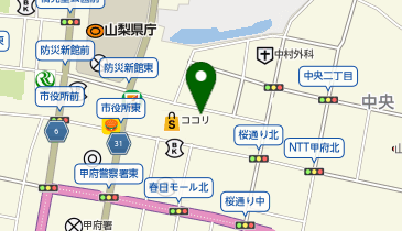 銀座マギー セレオ甲府店の地図画像