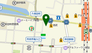 銀座マギー 西武秋田店の地図画像