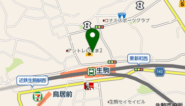 Beauty Eyelash 近鉄生駒店の地図画像