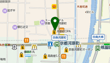Beauty Eyelash 河原町OPA店の地図画像