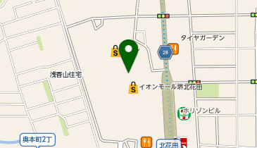 Beauty Eyelash イオンモール堺北花田店の地図画像