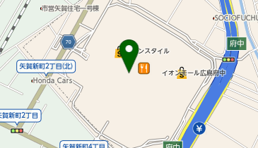Beauty Eyelash イオンモール広島府中店の地図画像