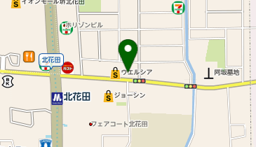 Beauty Eyelash 北花田店の地図画像