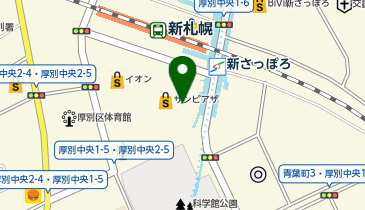 Beauty Eyelash 新さっぽろアークシティサンピアザ店の地図画像