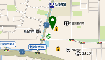 Beauty Eyelash イオンそよら新金岡店の地図画像