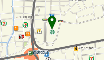 Beauty Eyelash アクタ西宮店の地図画像