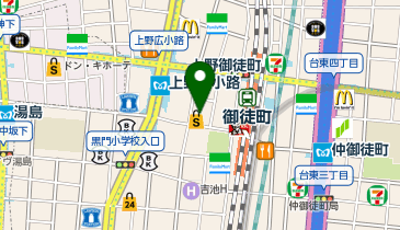 Beauty Eyelash 松坂屋上野店の地図画像
