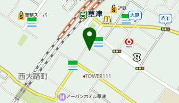 Beauty Eyelash 草津駅前店の地図画像