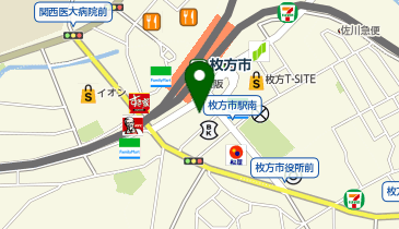 Beauty Eyelash 枚方市駅南口駅前店の地図画像