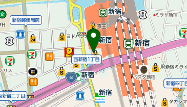 Beauty Eyelash ルミネ新宿店の地図画像