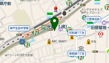 Beauty Eyelash 神戸三宮元町店の地図画像