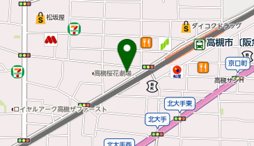 Beauty Eyelash 阪急高槻駅前店の地図画像