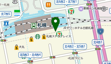 Beauty Eyelash 札幌ステラプレイス店の地図画像