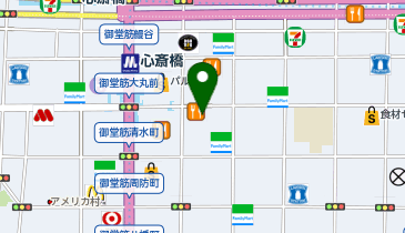 Beauty Eyelash 心斎橋店の地図画像