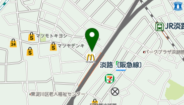 Beauty Eyelash 阪急淡路駅西口店の地図画像