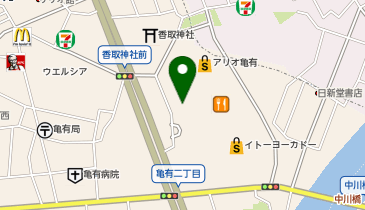 Beauty Eyelash アリオ亀有店の地図画像