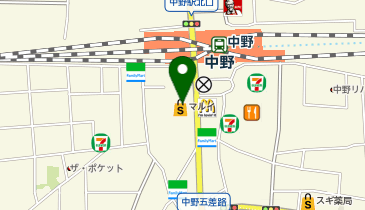 Beauty Eyelash 中野マルイ店の地図画像