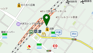 Beauty Eyelash 近鉄百貨店草津店の地図画像