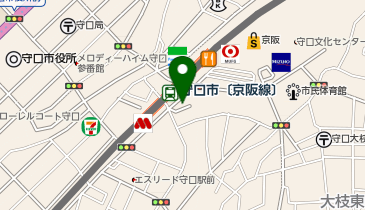 Beauty Eyelash 京阪守口市駅前店の地図画像