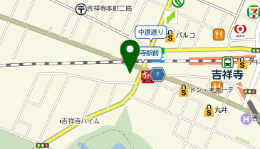 吉祥寺産経学園の地図画像