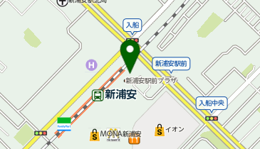新浦安カルチャープラザの地図画像