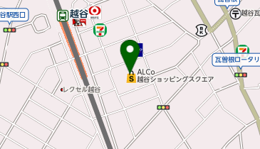 越谷カルチャーセンターの地図画像