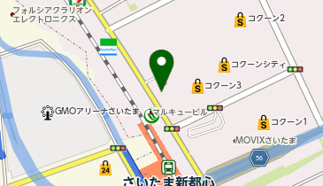 コクーンシティカルチャーセンターの地図画像