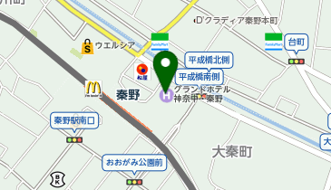 秦野カルチャーセンターの地図画像
