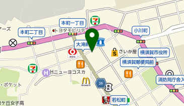 カルチャーセンターさいか屋横須賀の地図画像