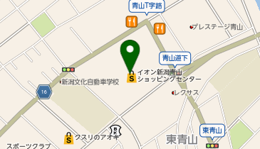 新潟青山カルチャープラザの地図画像