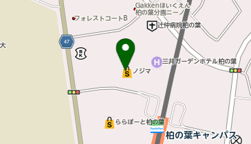柏の葉カルチャーセンターの地図画像