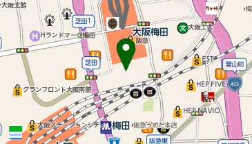 大阪産経学園の地図画像