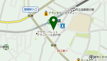 調布カルチャーセンターの地図画像